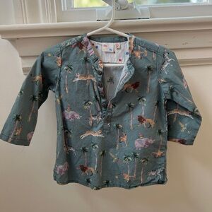 Oso & Me Lupo Safari shirt